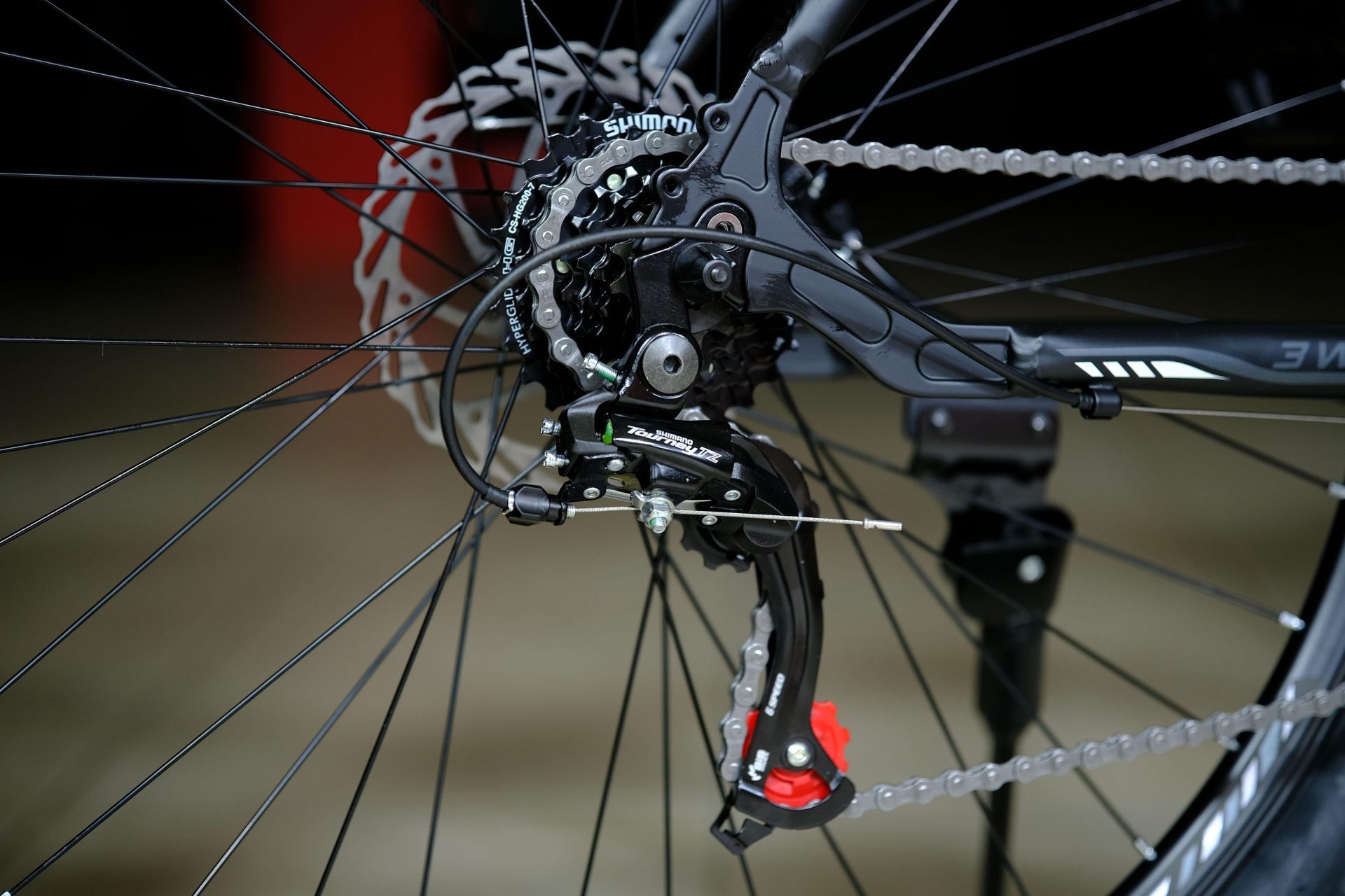 Задний переключатель 
 HOKE 3 Way 29 MD матовый чёрный-белый 19